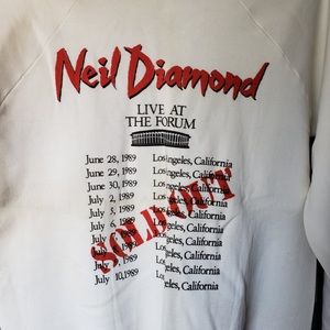 Vintage Neil Diamond XL 1989 Sold Out Forum Concert Sweatshirt (NEVER WORN!)